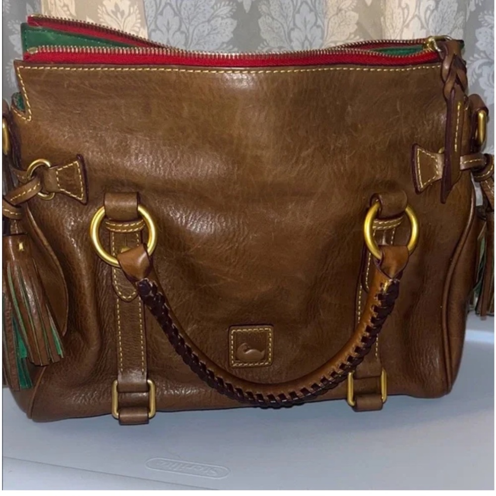 Dooney & Bourke brown Florentine satchel bag